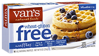Van's Gluten, Wheat, Dairy & Egg- Free Frozen Waffles