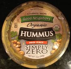 Good Neighbors' Organic No Fat Simply Zero Hummus
