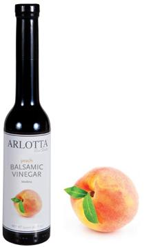 Peach Balsamic Vinegar from Arlotta Food Studio
