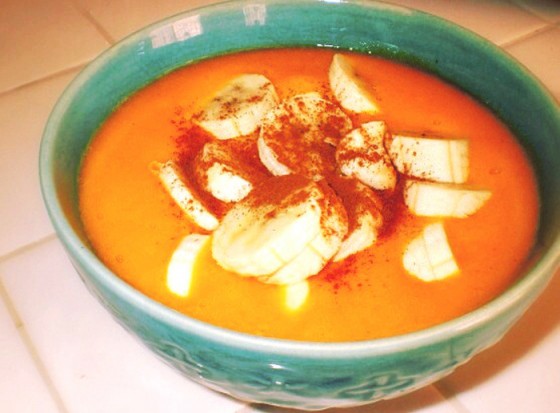 Mango Butternut Squash Soup from One Green Planet