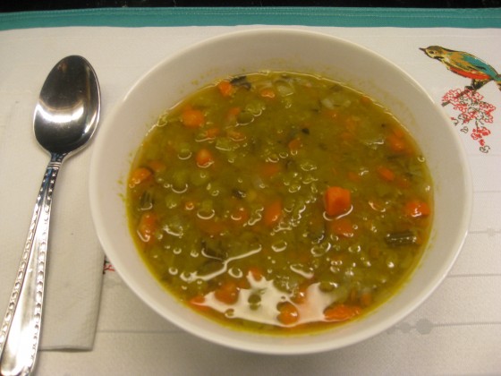 Super Simple Vegan Split Pea Soup