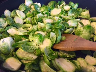 Brussels Sprouts Caesar Salad (Vegan)
